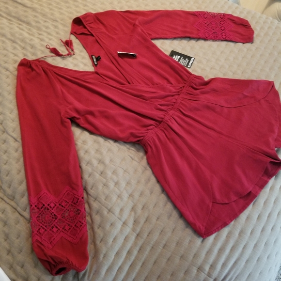 Express Red Romper- Small - Picture 3 of 9